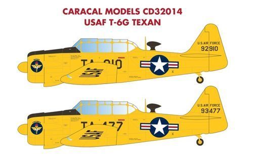 1:32 USAF North-American T-6G Texan