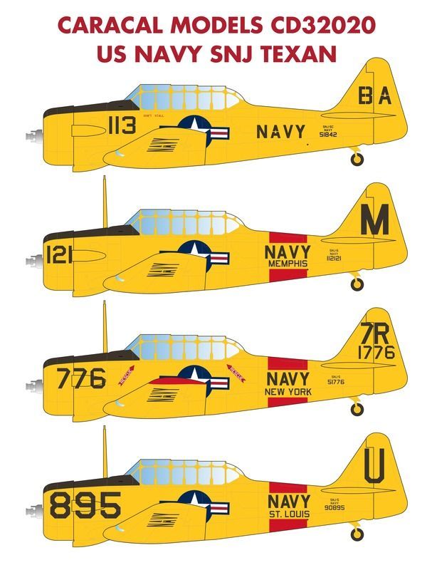 1:32 North-American SNJ Texan U.S. Navy