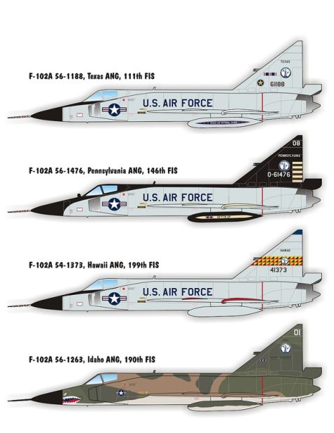 1:48 Air National Guard F-102A Delta Dagger