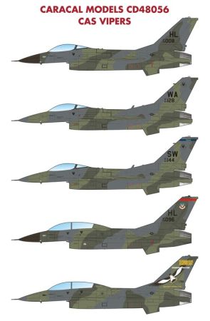 1:48 Lockheed-Martin F-16 CAS Vipers