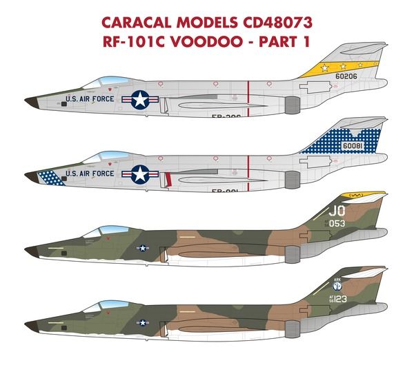 1:48 USAF McDonnell RF-101C Voodoo - Part 1