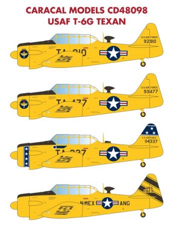 1:48 USAF North-American T-6G Texan