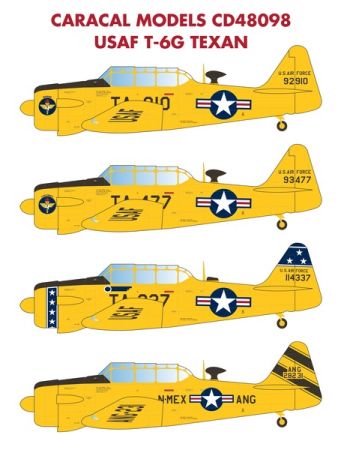 1:48 USAF North-American T-6G Texan