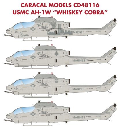 1:48 USMC Bell AH-1W Whiskey Cobra