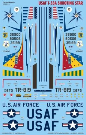1:48 USAF Lockheed T-33A Shooting Star