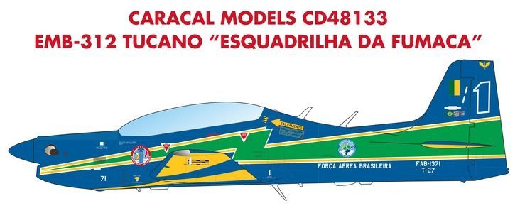 1:48 Embraer EMB-312 Tucano Brazilian 