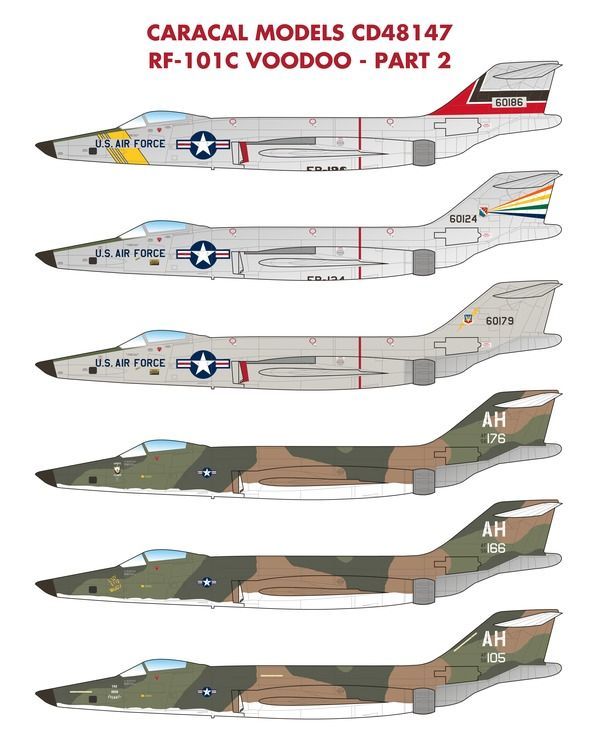 1:48 USAF McDonnell RF-101C Voodoo RF-101C Part 2