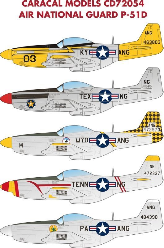 1:72 Air National Guard North-American P-51D Mustang
