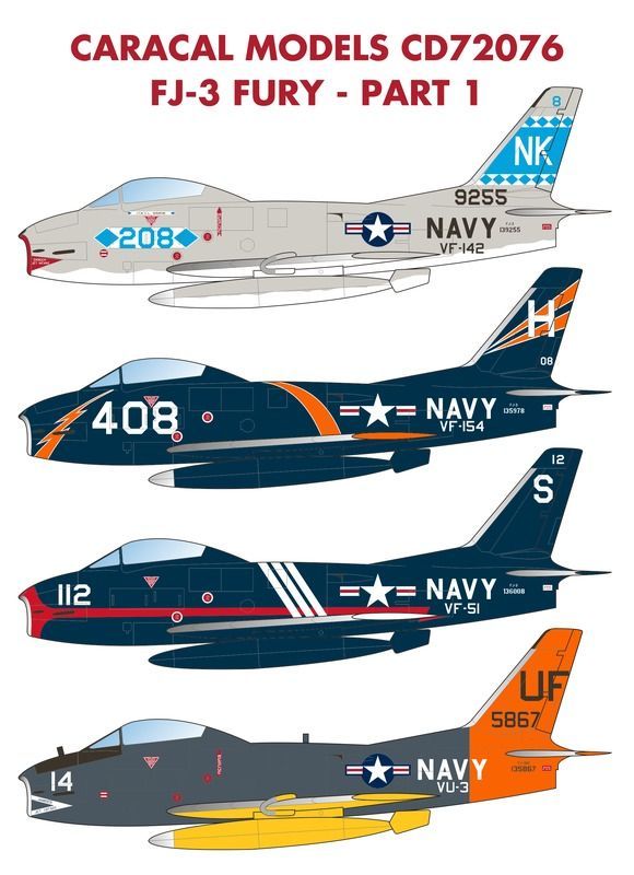 1:72 North-American FJ-3 Fury US Navy - Part 1