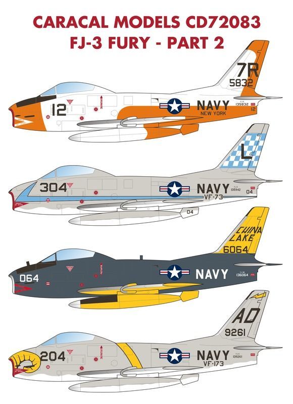 1:72 US Navy North-American FJ-3 Fury - Part 2