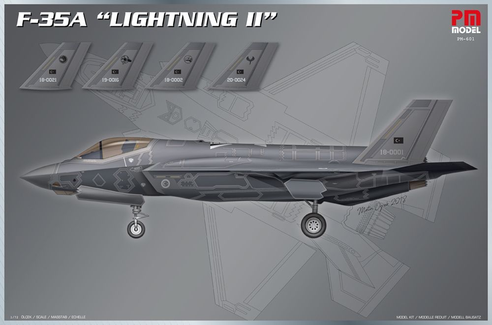 1:72 Lockheed-Martin F-35A Lightning II Turkish Air Force