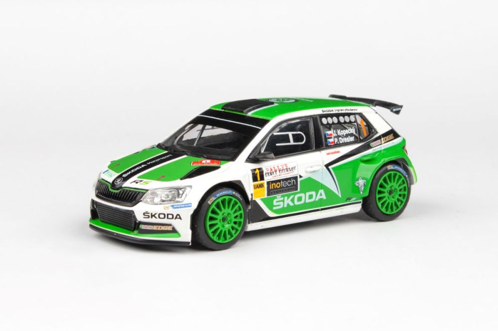 1:43 Škoda Fabia R5 no.1, Kopecký / Dresler, Rallye Český Krumlov 2016