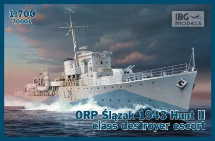 1:700 ORP Ślązak 1943 Hunt II class destroyer escort