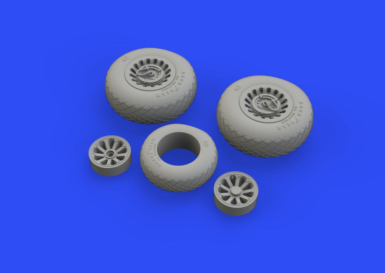 1:48 Douglas A-26B/B-26 Invader wheels