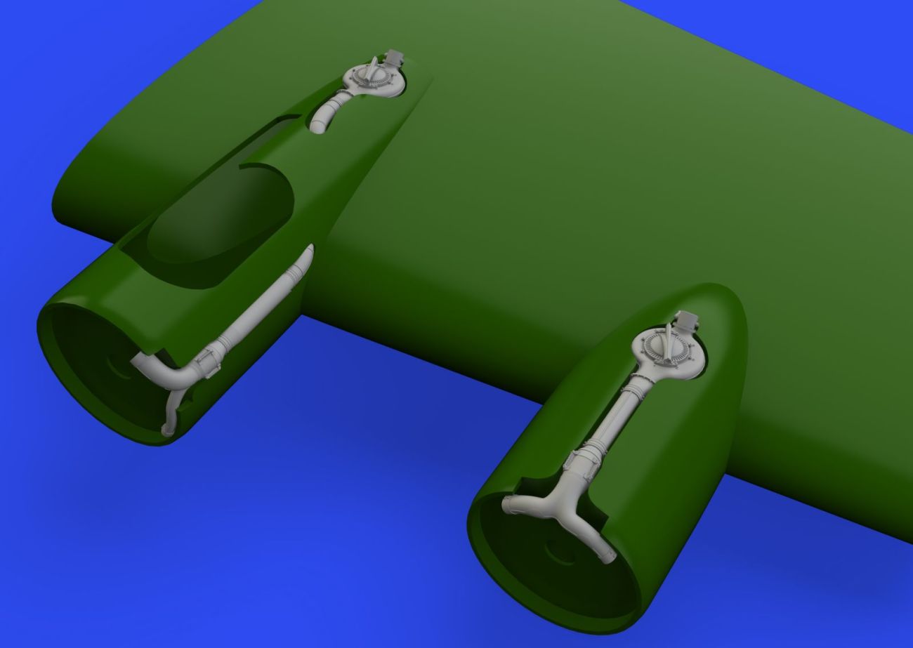 1:48 Boeing B-17G Flying Fortress super-chargers