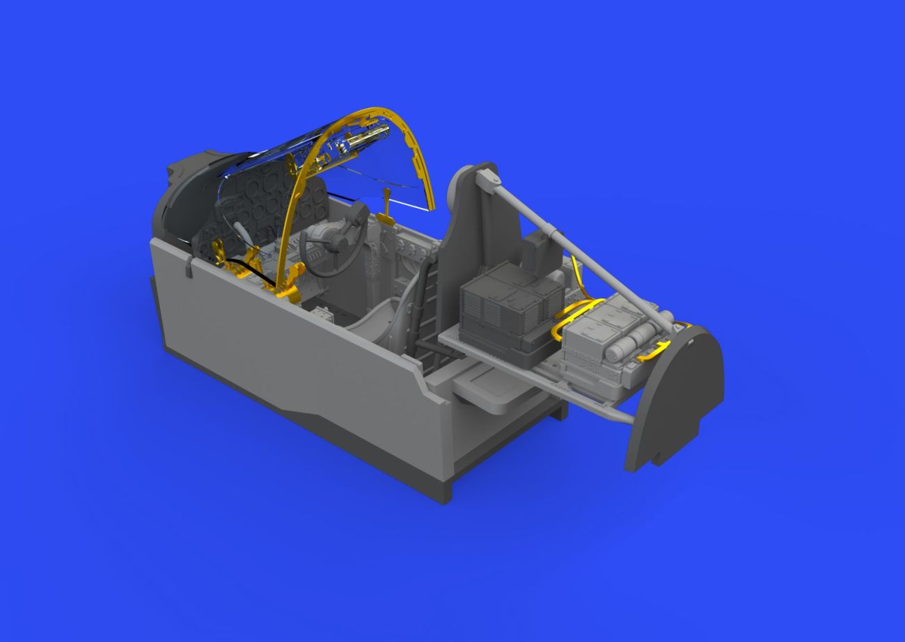 1:48 ockheed P-38F Lightning cockpit