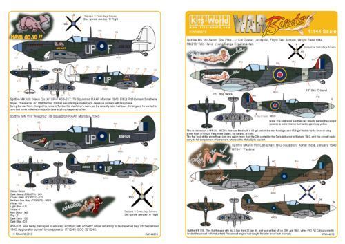 1:144 Spitfires VIII/IXc