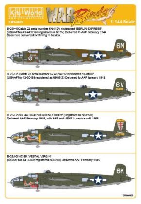 1:144 B-25J Mitchells