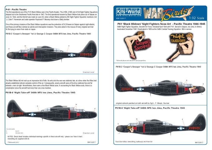 1:32 P61 Black Widow Night Fighter