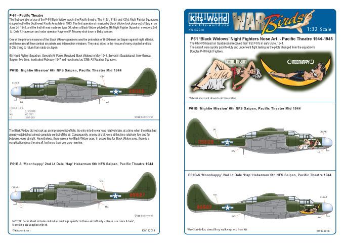 1:32 P61 Black Widow Night Fighter