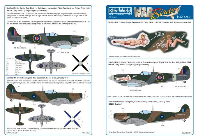 1:32 Supermarine Spitfire MkIXc- MK VIII