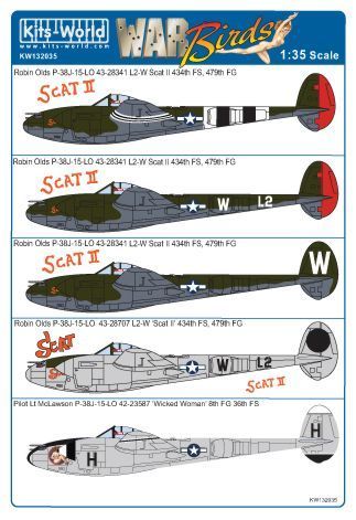 1:32 P-38J Lightnings