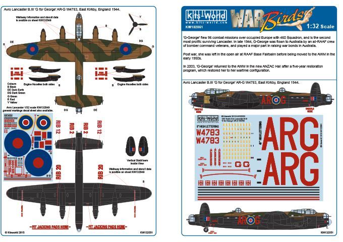 1:32 Avro Lancaster B.III 'G for George'