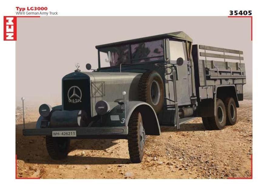 1:35 Typ LG3000 WWII German Army Truck