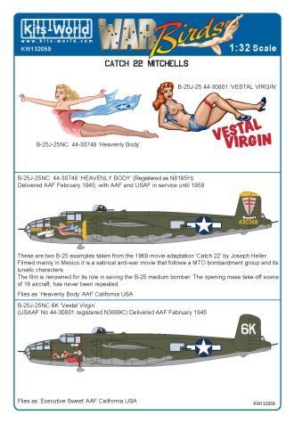 1:32 B-25J Mitchells