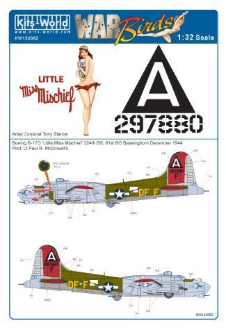 1:32 B-17G Decal Sheet