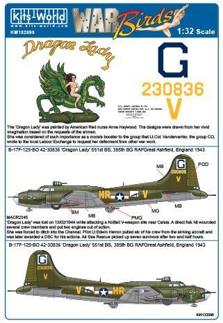 1:32 B-17F 'Dragon Lady'