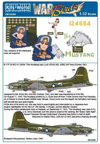 1:32 Boeing B-17F-25-BO 'The Mustang/Lady Luck