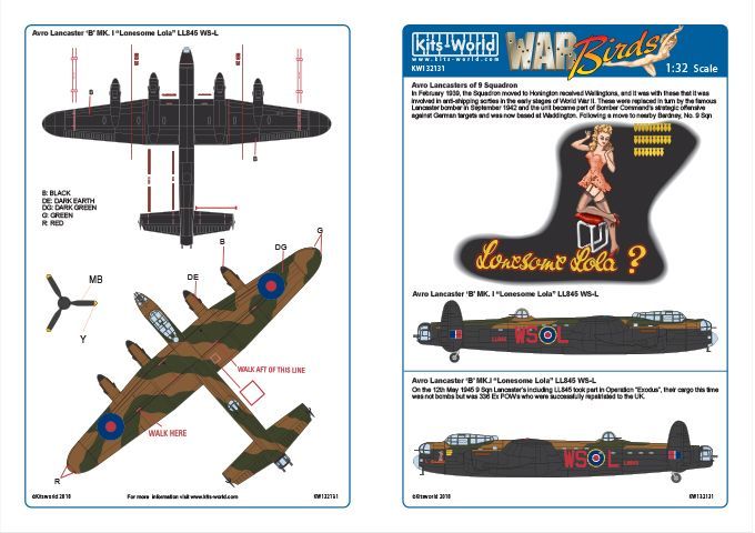 1:32 Avro Lancaster ' Lonesome Lola'