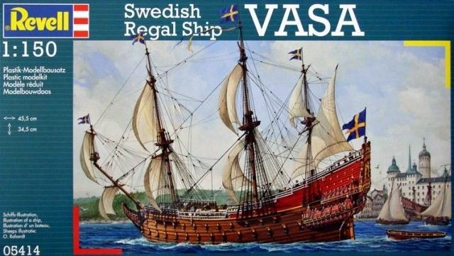 1:150 Swedish Regal Ship Vasa