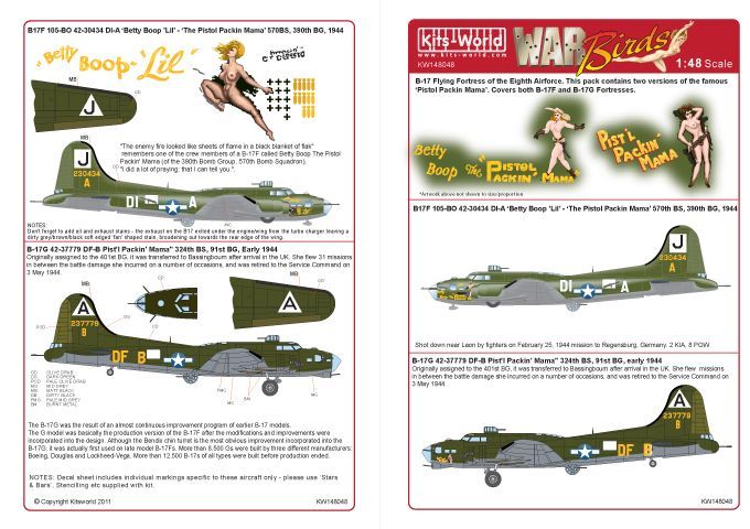 1:48 B-17G Flying Fortress