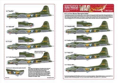 1:48 B-17 'Memphis Belle - Sally B