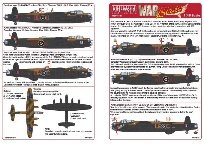 1:48 Avro Lancasters
