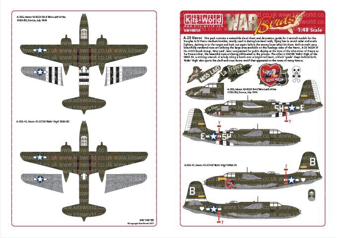 1:48 Douglas A-20G Havocs