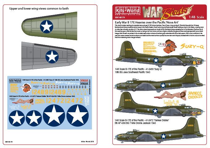 1:48 Boeing Flying Fortress B -17E of the Pacific