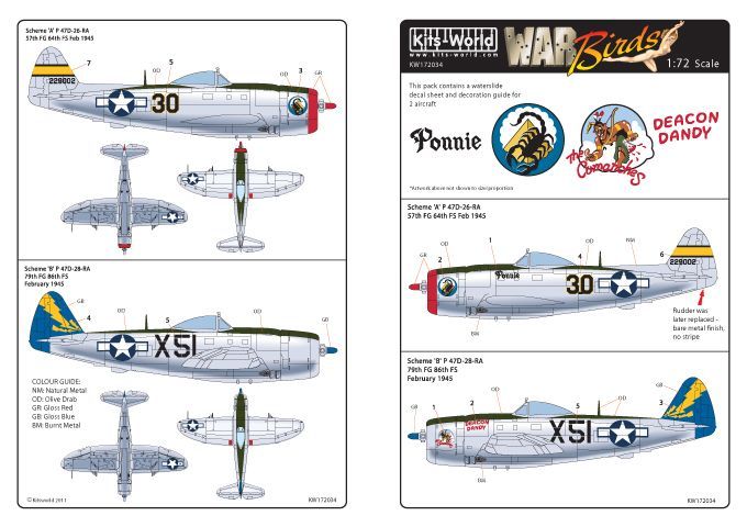1:72 Republic P-47D Thunderbolt