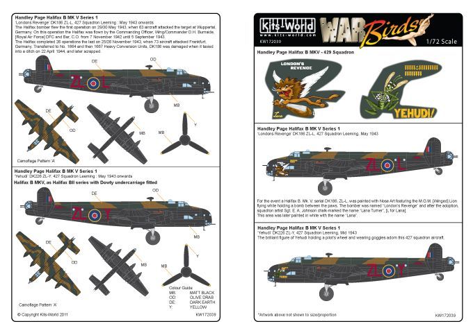 1:72 Handley-Page Halifax Mk.V Series 1
