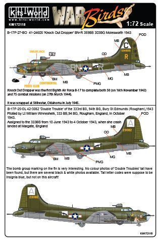 1:72  B-17F Flying Fortress