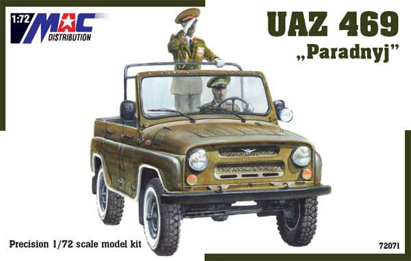 1:72 Soviet Car UAZ 469 Paradnyj