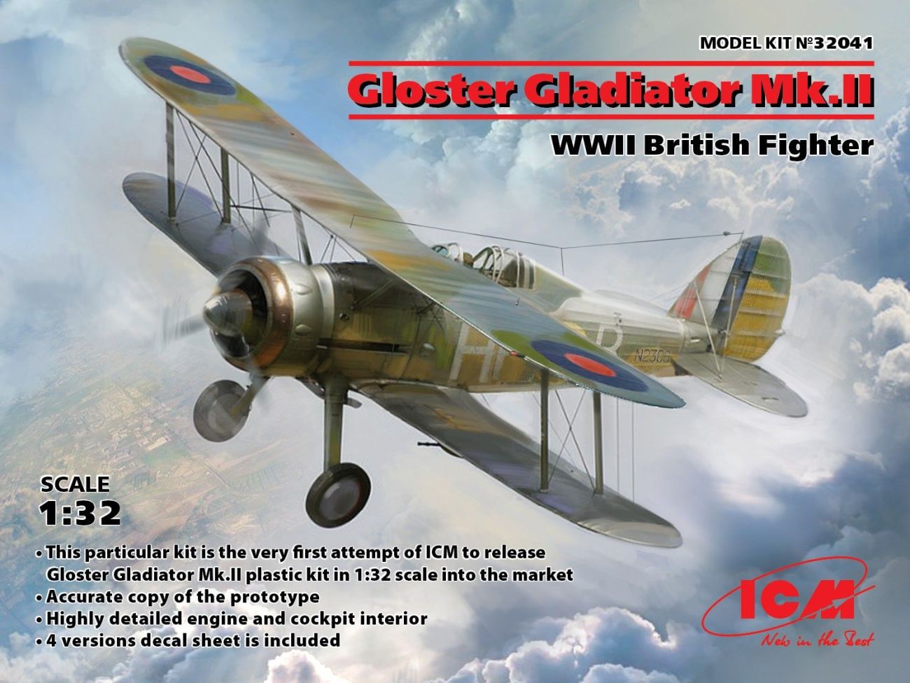1:32 Gloster Gladiator Mk.II