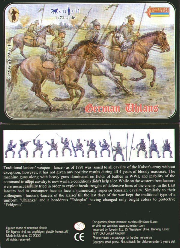1:72 German Uhlans WWI