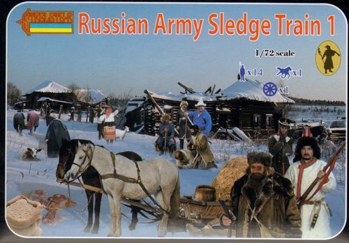 1:72 Russian Army Sledge Train 1 (Napoleonic)