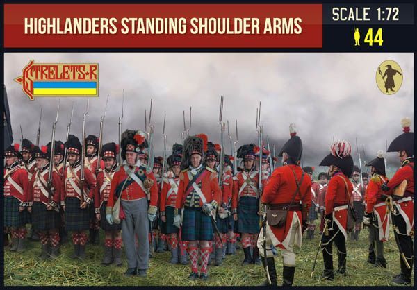 1:72 Highlanders Standing Shoulder Arms Napoleonic