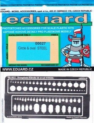 Circle + oval STEEL - Přerývací šablony