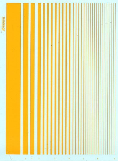 Parallel Stripes Yellow (9 different widths)