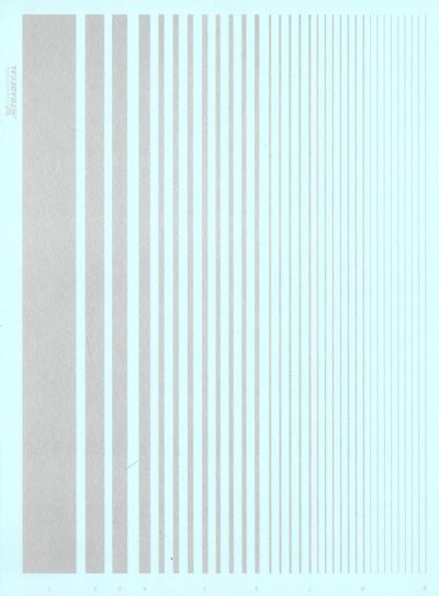 Parallel Stripes Silver (9 different widths)